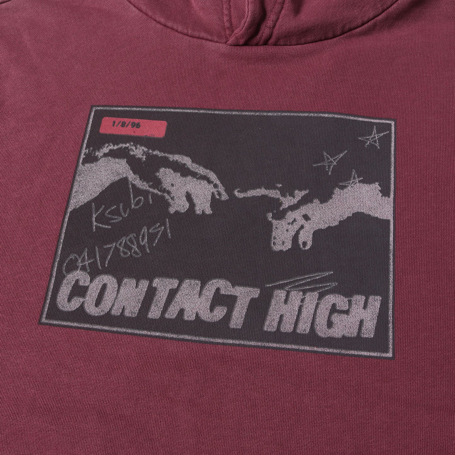 ガーメントダイ グラフィック スウェット パーカー (Flyer Kash Hoodie 5000007180) / 裏毛