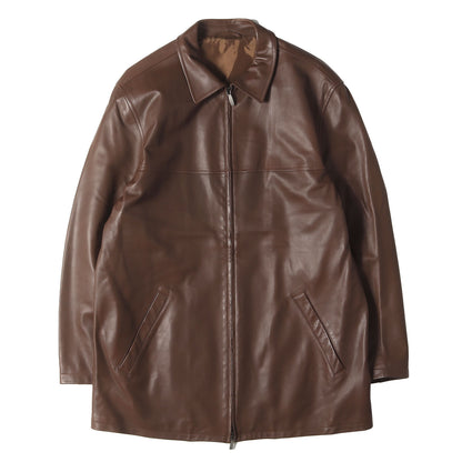 レザー ダブルジップ ジャケット / MADE IN ITALY