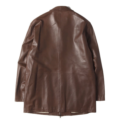 レザー ダブルジップ ジャケット / MADE IN ITALY