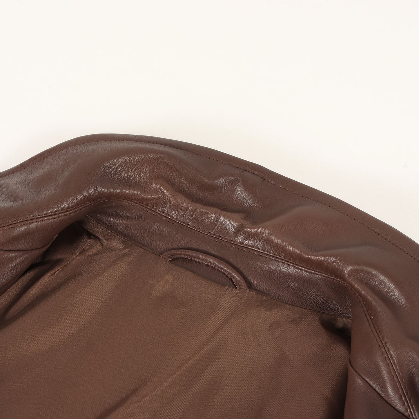 レザー ダブルジップ ジャケット / MADE IN ITALY