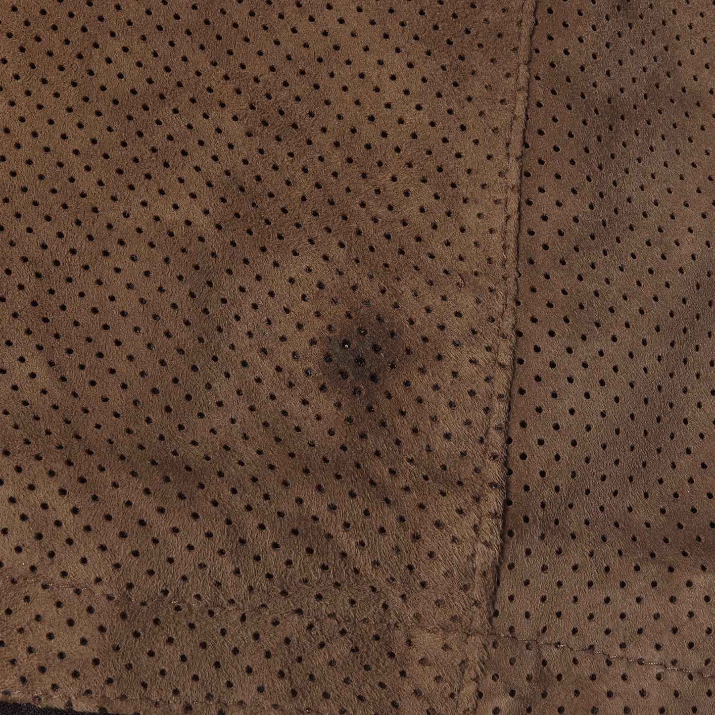 パンチング スウェード ゴートスキン レザー ダブルジップ ブルゾン