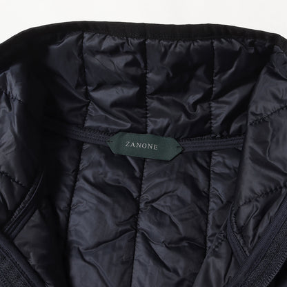 ナイロン ダブルジップ パテッド ベスト