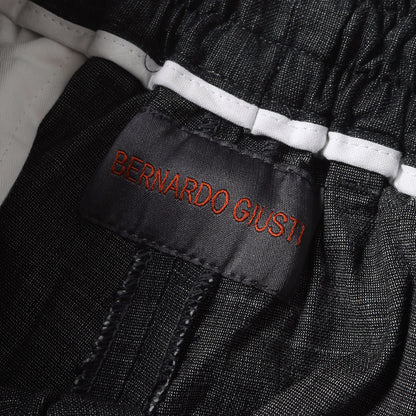 ワンタック ストレッチ シャンブレー イージー トラウザー スラックス パンツ (DEVON SPORT TROUSER R57-1) / ジッパーフライ MADE IN ITALY