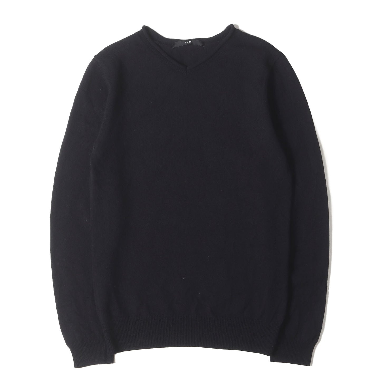 ハイゲージ カシミヤ混 ウール Vネック ニット (K130 WCM007)