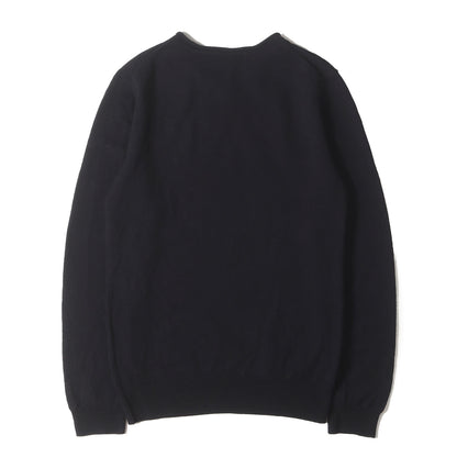 ハイゲージ カシミヤ混 ウール Vネック ニット (K130 WCM007)