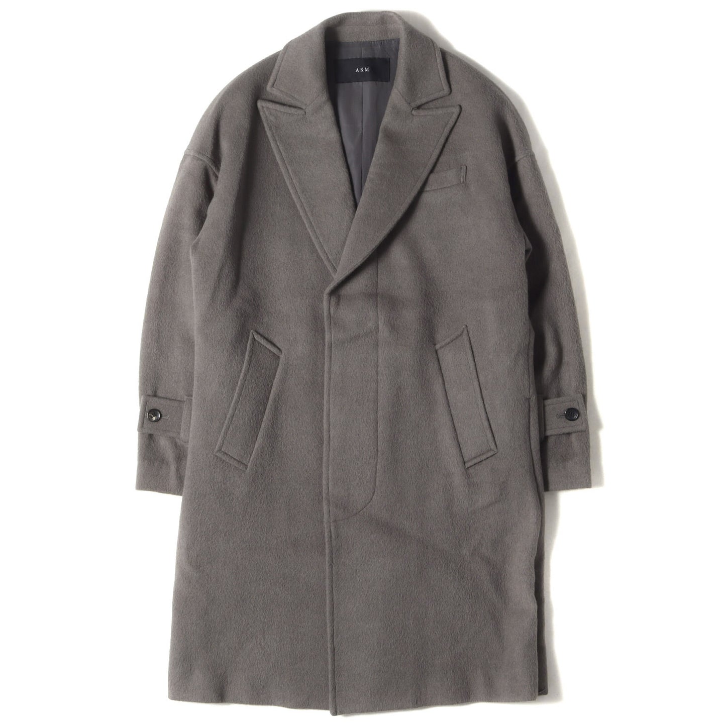 22AW アンゴラ混ウール メルトン コクーン コート (WOOL MELTON COCOON SLIT COAT C075 WOL037)