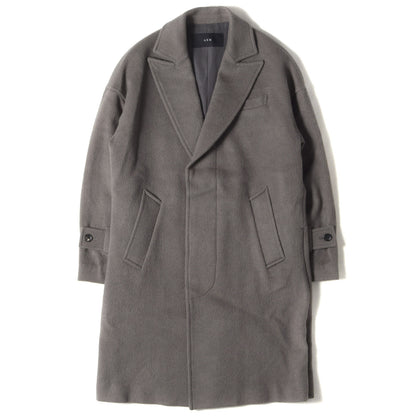 22AW アンゴラ混ウール メルトン コクーン コート (WOOL MELTON COCOON SLIT COAT C075 WOL037)