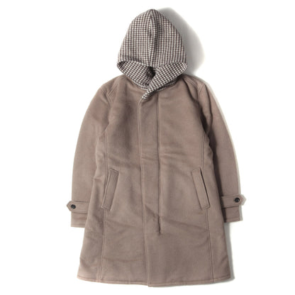 23AW シャギーメルトン フーデッド ラップコート (ANGORA WOOL MELTON SHAGGY WRAP HOODED COAT C083 WNL027)