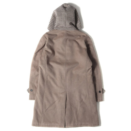 23AW シャギーメルトン フーデッド ラップコート (ANGORA WOOL MELTON SHAGGY WRAP HOODED COAT C083 WNL027)
