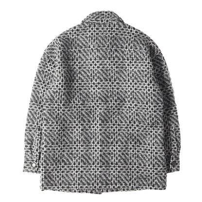 24AW ドビー ツイード カバーオール ジャケット (WOOL LOOP DOBBY TWEED SHIRTS BLOUSON S153 WNL029)