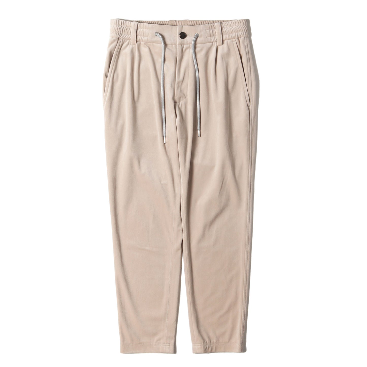 21AW ワンタック ベルベット イージー パンツ (STRETCH VELVET SWING EASY PANTS P276 PET099)