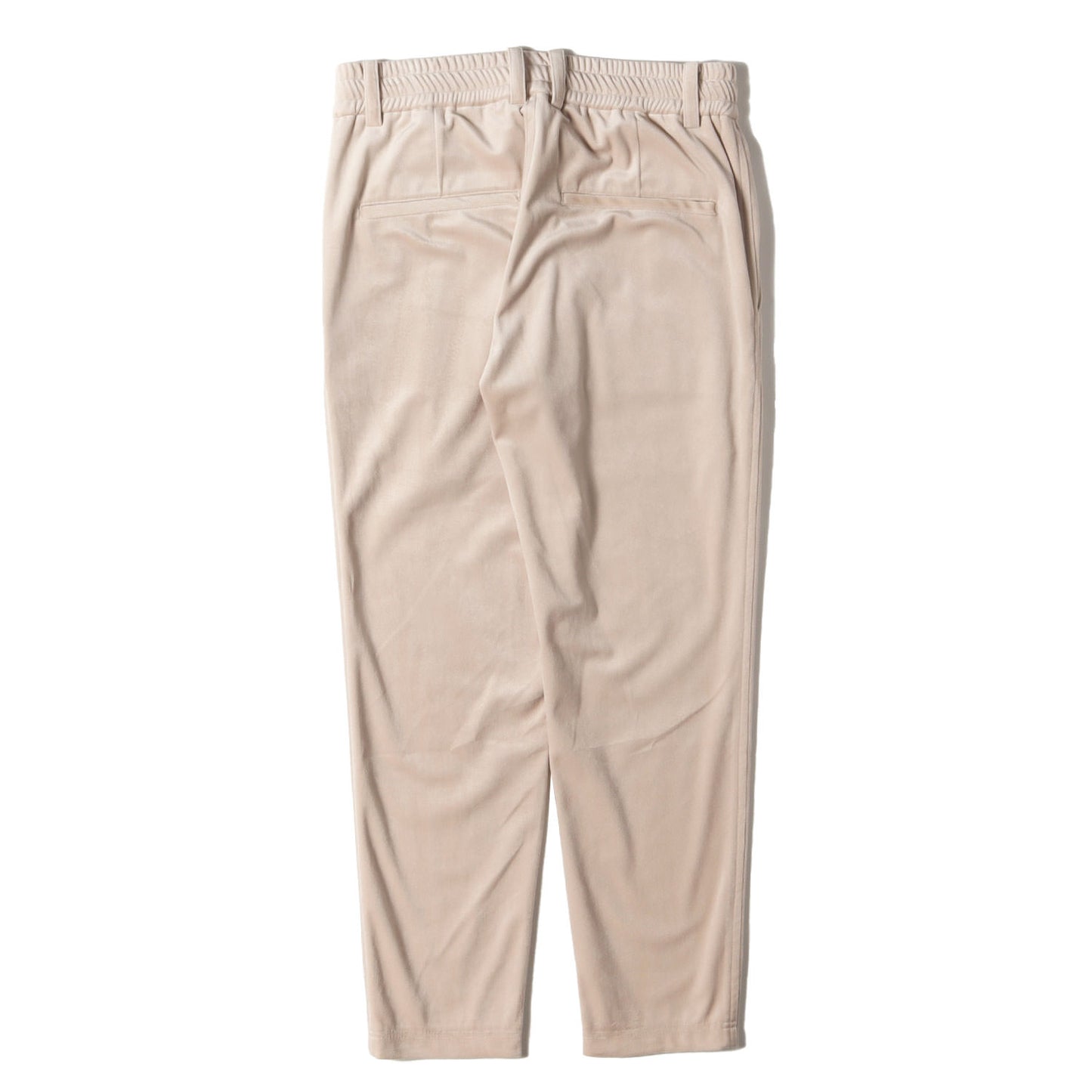 21AW ワンタック ベルベット イージー パンツ (STRETCH VELVET SWING EASY PANTS P276 PET099)