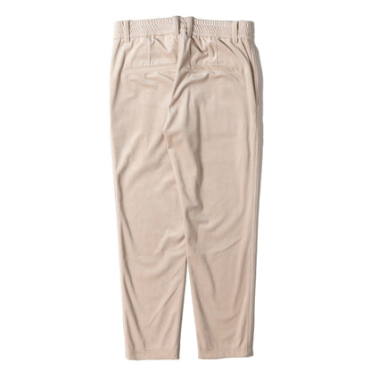 21AW ワンタック ベルベット イージー パンツ (STRETCH VELVET SWING EASY PANTS P276 PET099)