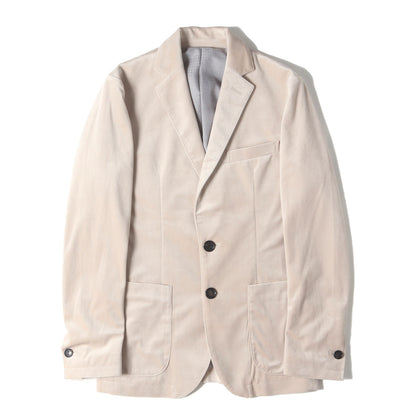 21AW ストレッチ ベルベット 2B テーラード (STRETCH VELVET SWING EASY JACKET B402 PET099)