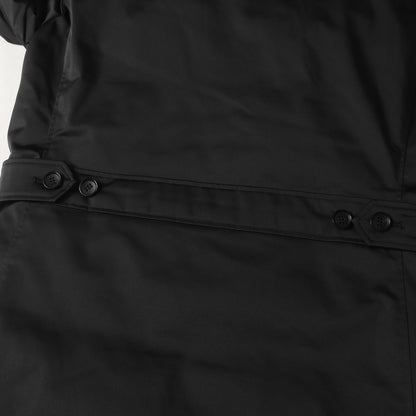 23AW フーデッド ナイロン ラップコート (STRETCH TAFFETA by LIMONTA WRAP HOODED DOWN COAT C085 PET136)