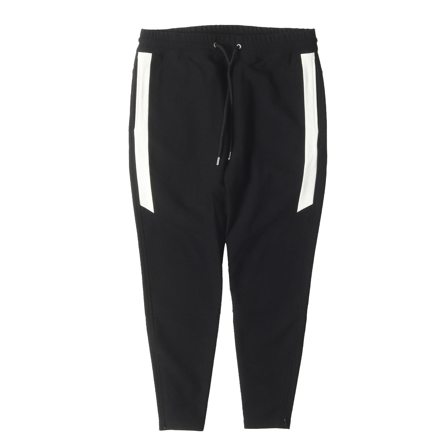 23AW サイドライン 裾ジップ ストレッチ ナイロンポリ イージー パンツ (HEAT PERFORMER TWILL SIDE LINE BIKER SKINNY P331 NLU034)