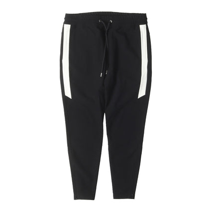 23AW サイドライン 裾ジップ ストレッチ ナイロンポリ イージー パンツ (HEAT PERFORMER TWILL SIDE LINE BIKER SKINNY P331 NLU034)