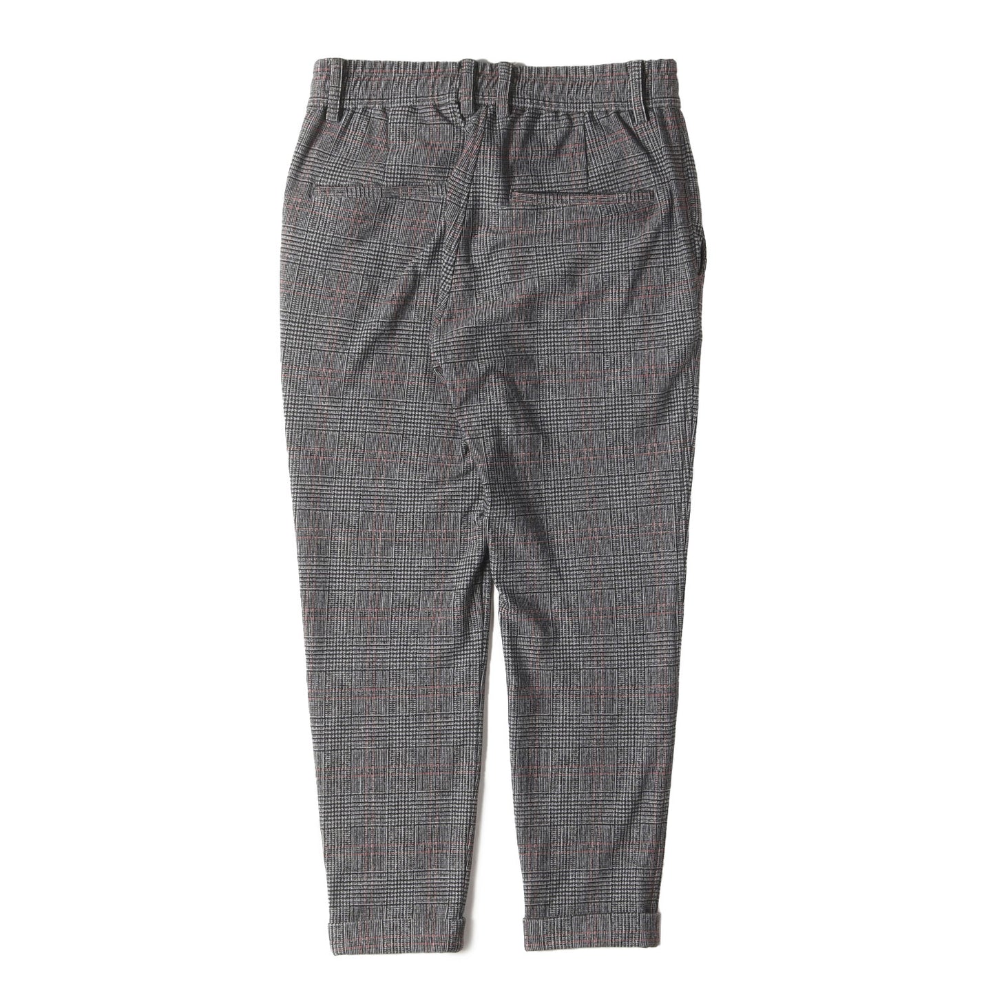 ガンクラブチェック ワンタック ストレッチ ジャージー イージー パンツ (DUAL WARM BARE PONTI SWING EASY PANTS P277 NLU026)