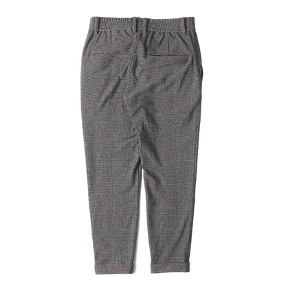 ガンクラブチェック ワンタック ストレッチ ジャージー イージー パンツ (DUAL WARM BARE PONTI SWING EASY PANTS P277 NLU026)