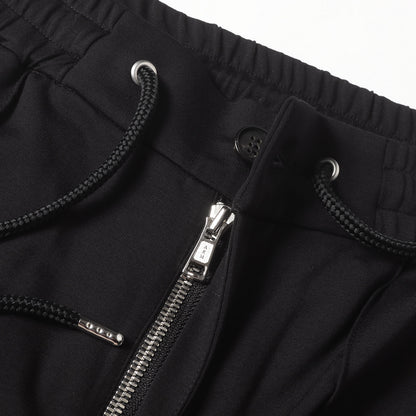 23SS ワンタック ストレッチ レーヨンナイロン イージー パンツ (MARSHMALLOW PONTI RIB SLACKS P317 RAN008)