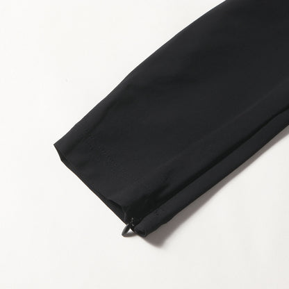 23SS サイドベロアライン 裾ジップ ストレッチ アイスナイロン イージー パンツ (TM ICE NYLON BIKER SKINNY P312 NLU031)