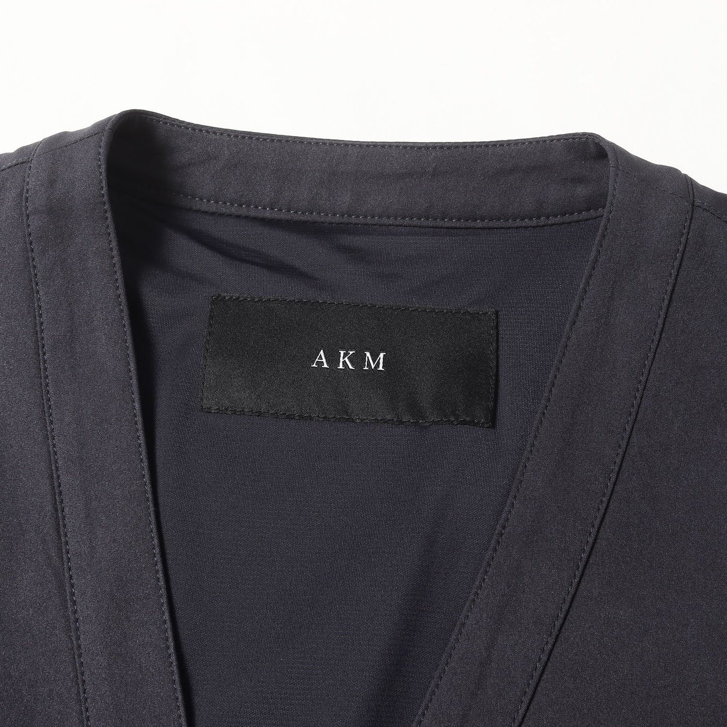 24SS ポプリン Vネック ジップ カーディガン (POLYESTER POPLIN DROP ZIP CARDIGAN B476 PET153)