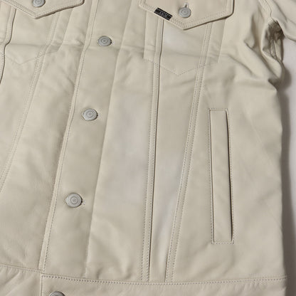 23SS ラムレザー トラッカー ジャケット (SENA by RIBA 3RD B445 LMB040)