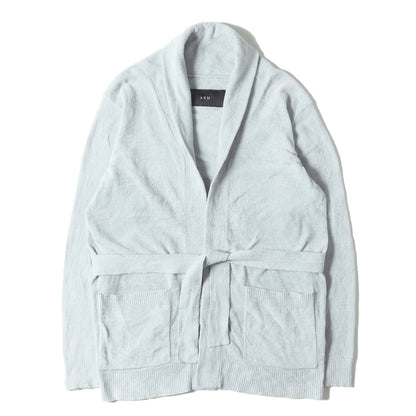 ボタンレス ソフト パイル ショールカラー カーディガン (K190 CNY021)