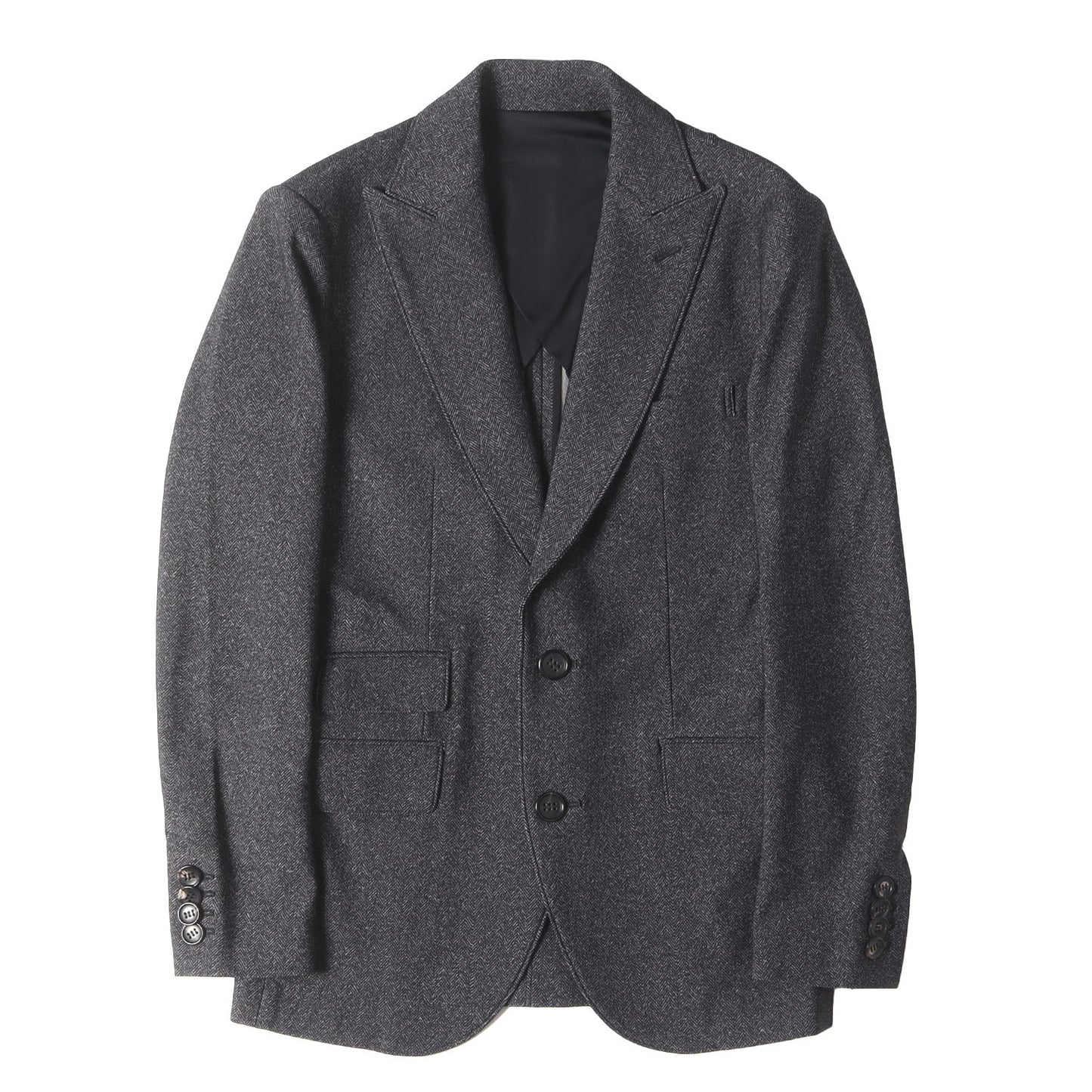 ストレッチ ヘリンボーン 2B テーラード (B336 NYL028)