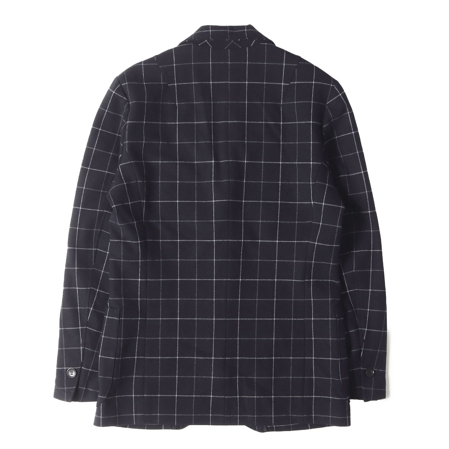 22AW チョークチェック 2B テーラード (WINDOW PEN MONALUCE SWING EASY JACKET B437 PER023)