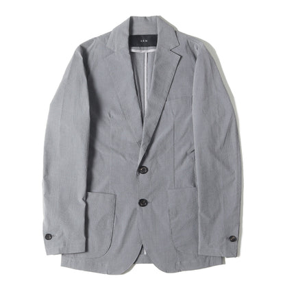 シアサッカー ジャージー 2B テーラード ジャケット (SEER SUCKER JERSEY SWING EASY JKT B350 PEC010)