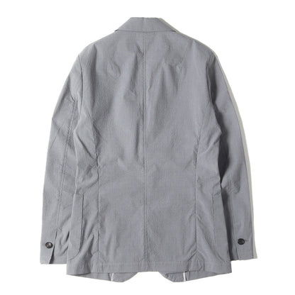 シアサッカー ジャージー 2B テーラード ジャケット (SEER SUCKER JERSEY SWING EASY JKT B350 PEC010)