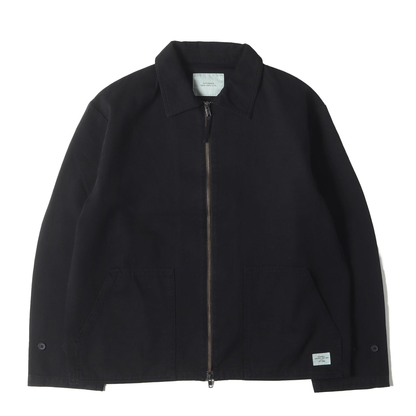 25SS ウォッシュ 製品染め加工 サテン ダブルジップ ブルゾン (Harrison G-Dyed Blouson BBL15020)