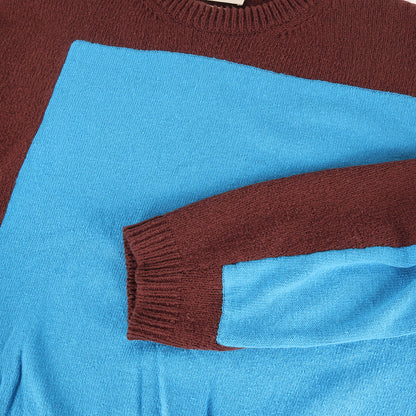24SS クルーネック コットン ニット セーター (INTARSIA CREWNECK SWEATER YK24SS0701S)
