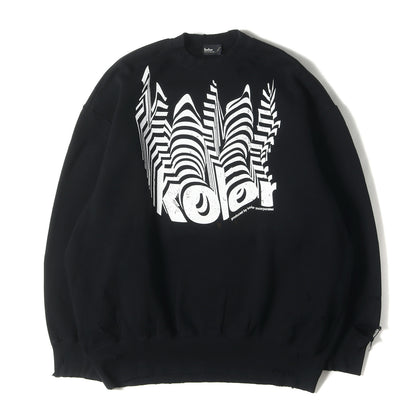 ダメージ加工 グラフィック ロゴ スウェット (21WCM-SAMPLE) / 裏起毛 SAMPLE