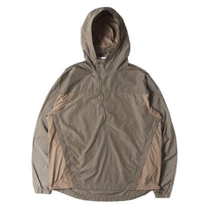 現行モデル リップストップ ナイロン アノラック パーカー (ORGANIZED HOODED PULLOVER RIPSTOP NYLON SW-J0402)