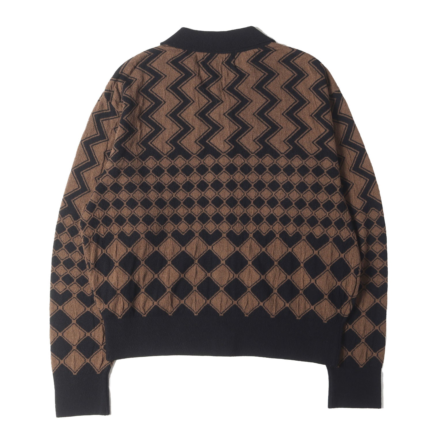 SUGARHILL (シュガーヒル) 25SS ジオメトリック ブークレニット シャツ 