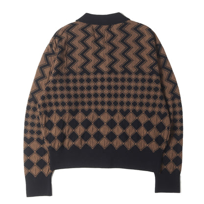 25SS ジオメトリック ブークレニット シャツ (KUBA KNIT SWEATER 2541000601)