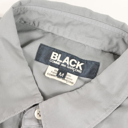 24SS デザイン 七分袖 エステル ドレス シャツ (1M-B016)