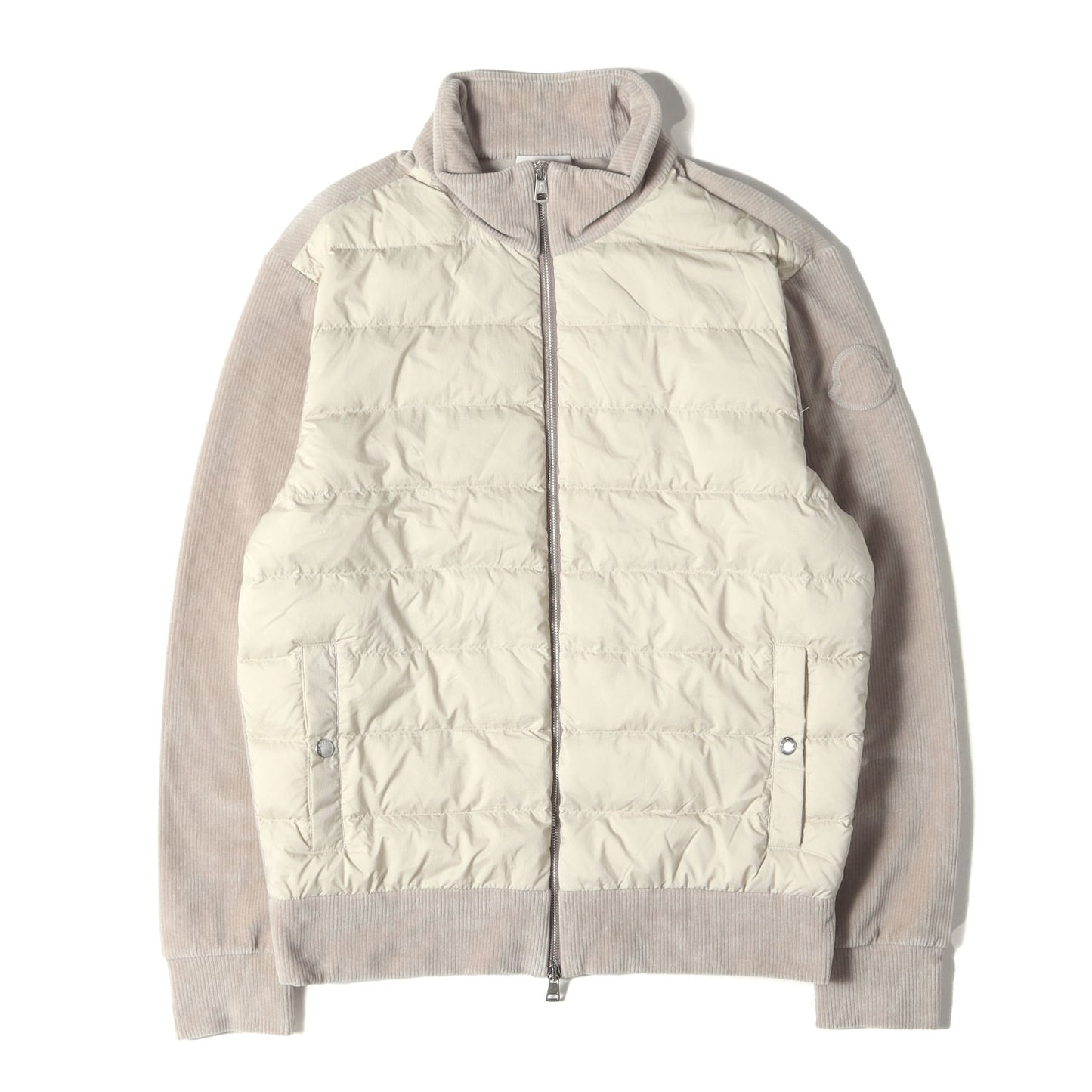 22AW コーデュロイ 切替 ダブルジップ ダウンジャケット (ZIP UP CARDIGAN H20918G00027 595HA)