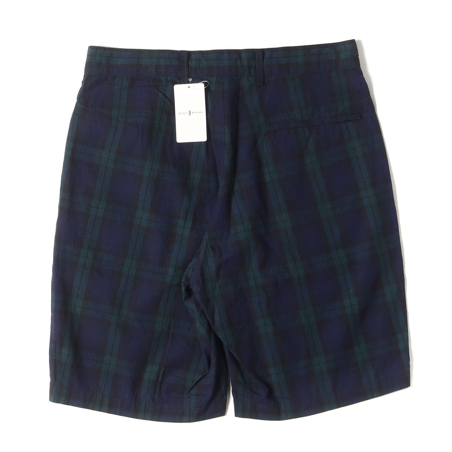 ブラックウォッチ ワンタック コットンリネン ショート パンツ (SUNSET SHORT)