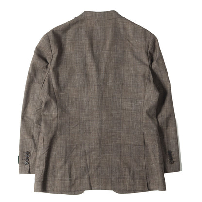 × Loro Piana サマータイム グレンチェック テーラード 2B ジャケット / NEW BRIDGE MADE IN JAPAN