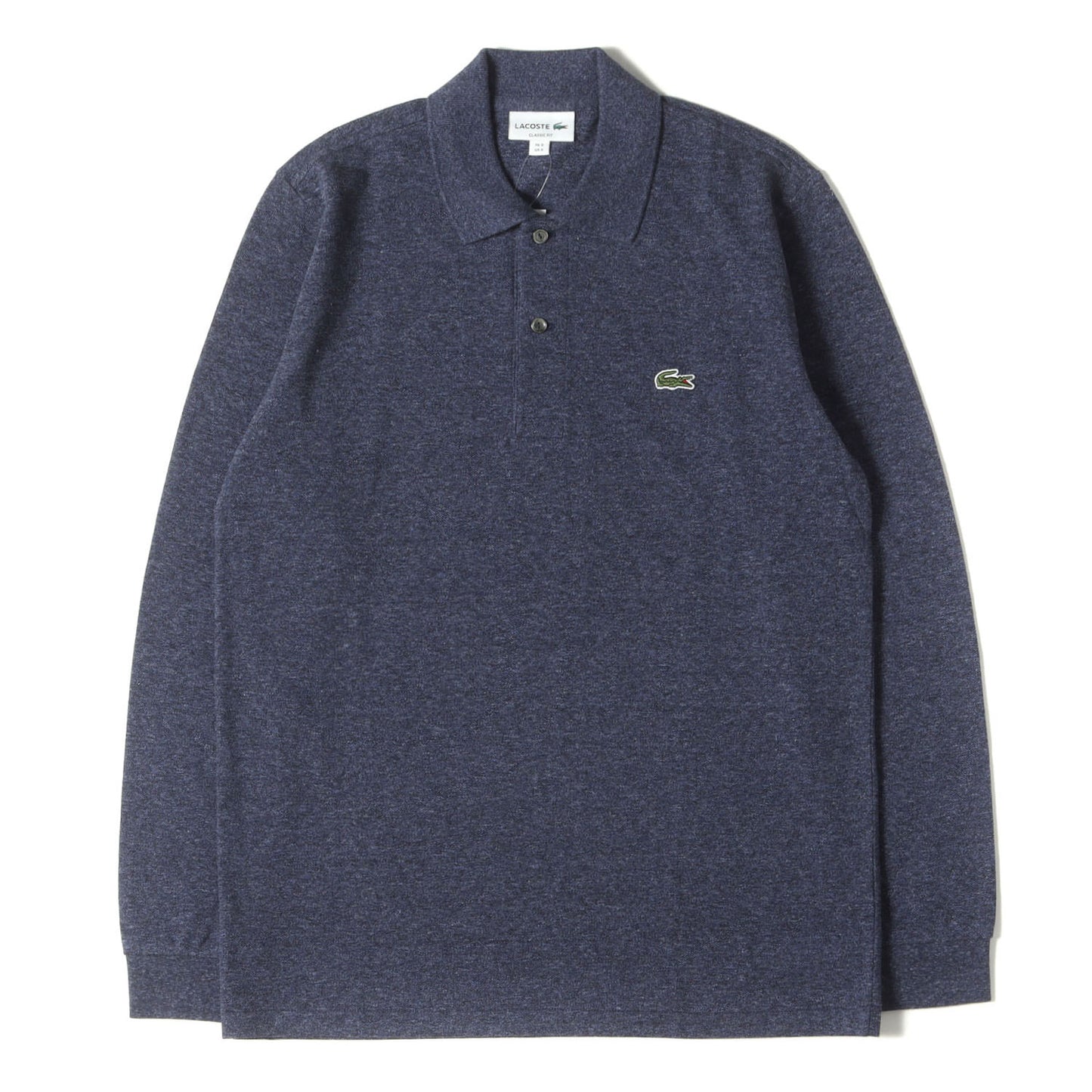 長袖 リブ カラー ポロシャツ (L1313LJ) / CLASSIC FIT MADE IN JAPAN