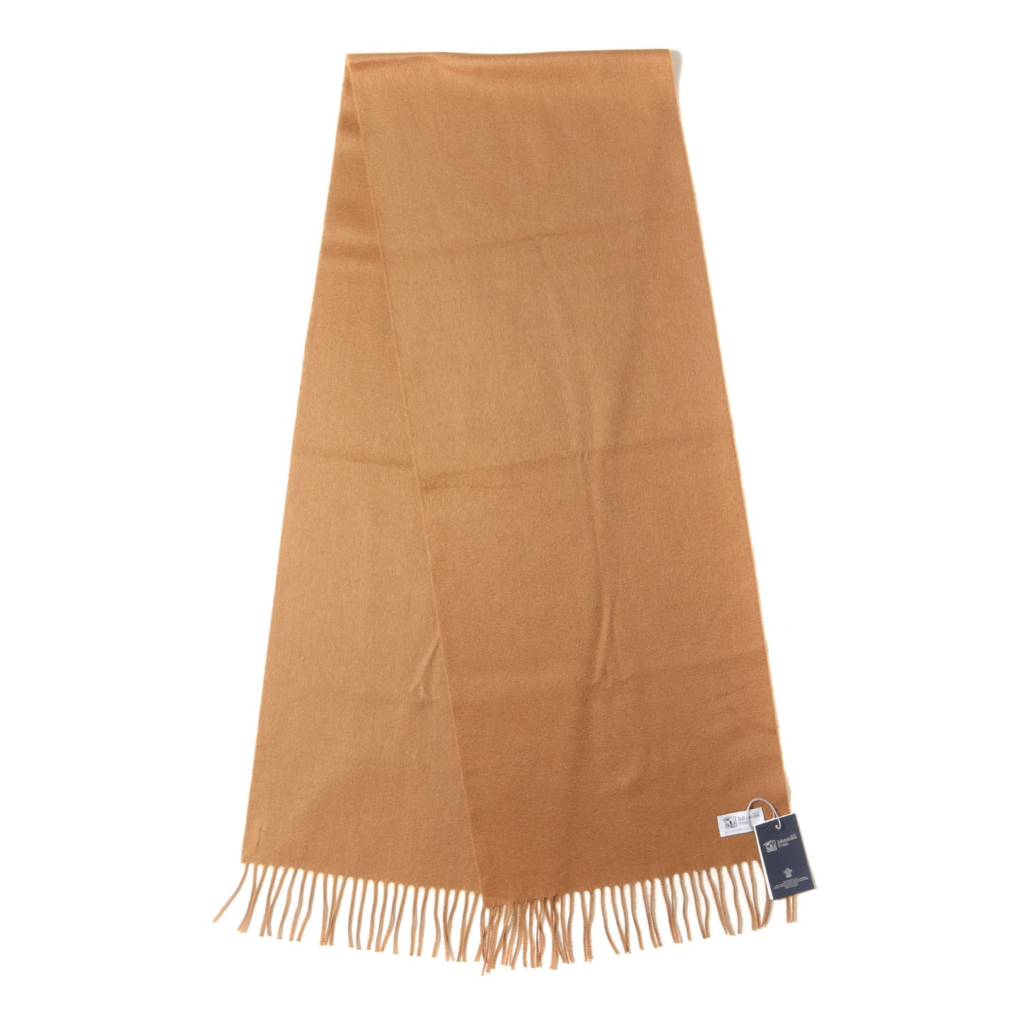 フリンジ カシミヤ ニット マフラー / MADE IN SCOTLAND