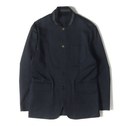 × TOMORROWLAND リブカラー 4B ブレザー (TCJ-06 TL-1a) / MADE IN JAPAN