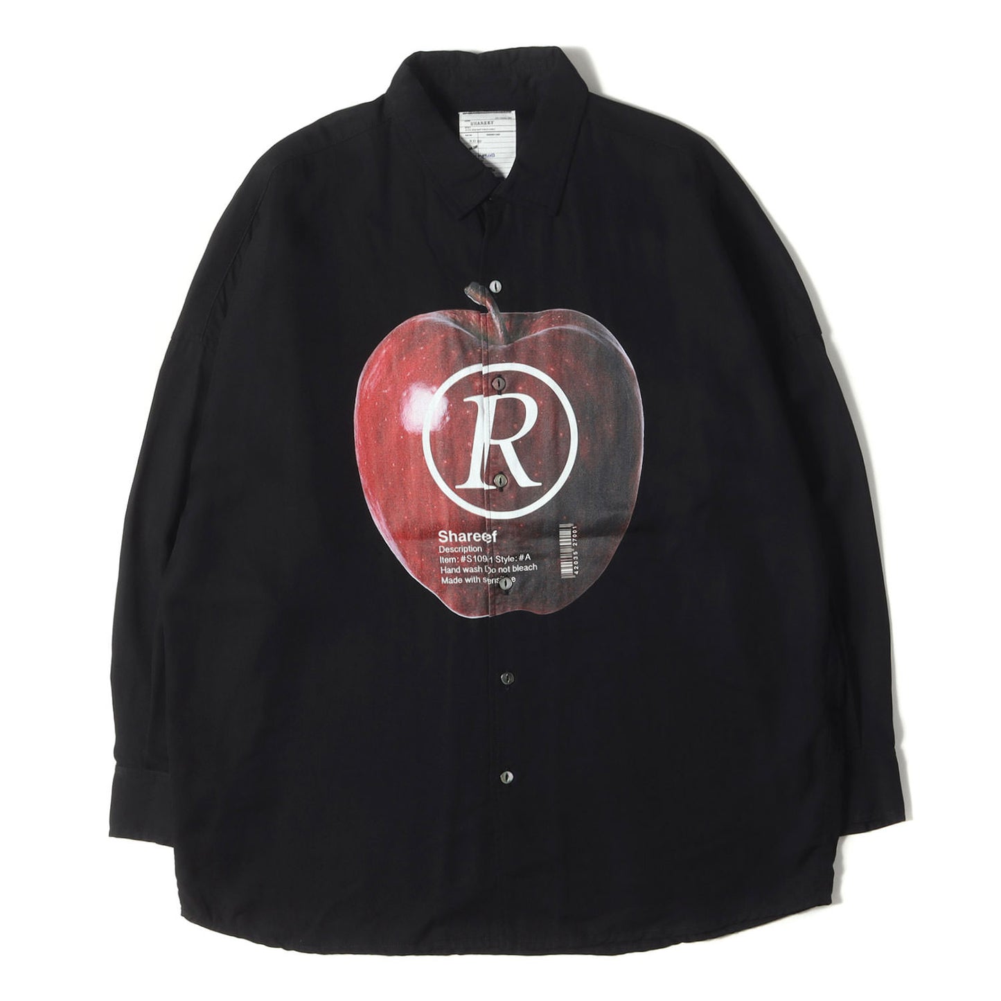 グラフィック テンセル シャツ (APPLE R L/S BIG SHIRTS 18713026)
