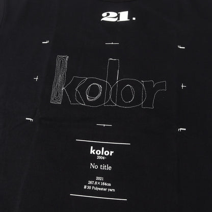 グラフィック ロゴ プリント 刺繍 バインダーネック Tシャツ (21SCM-T06204)