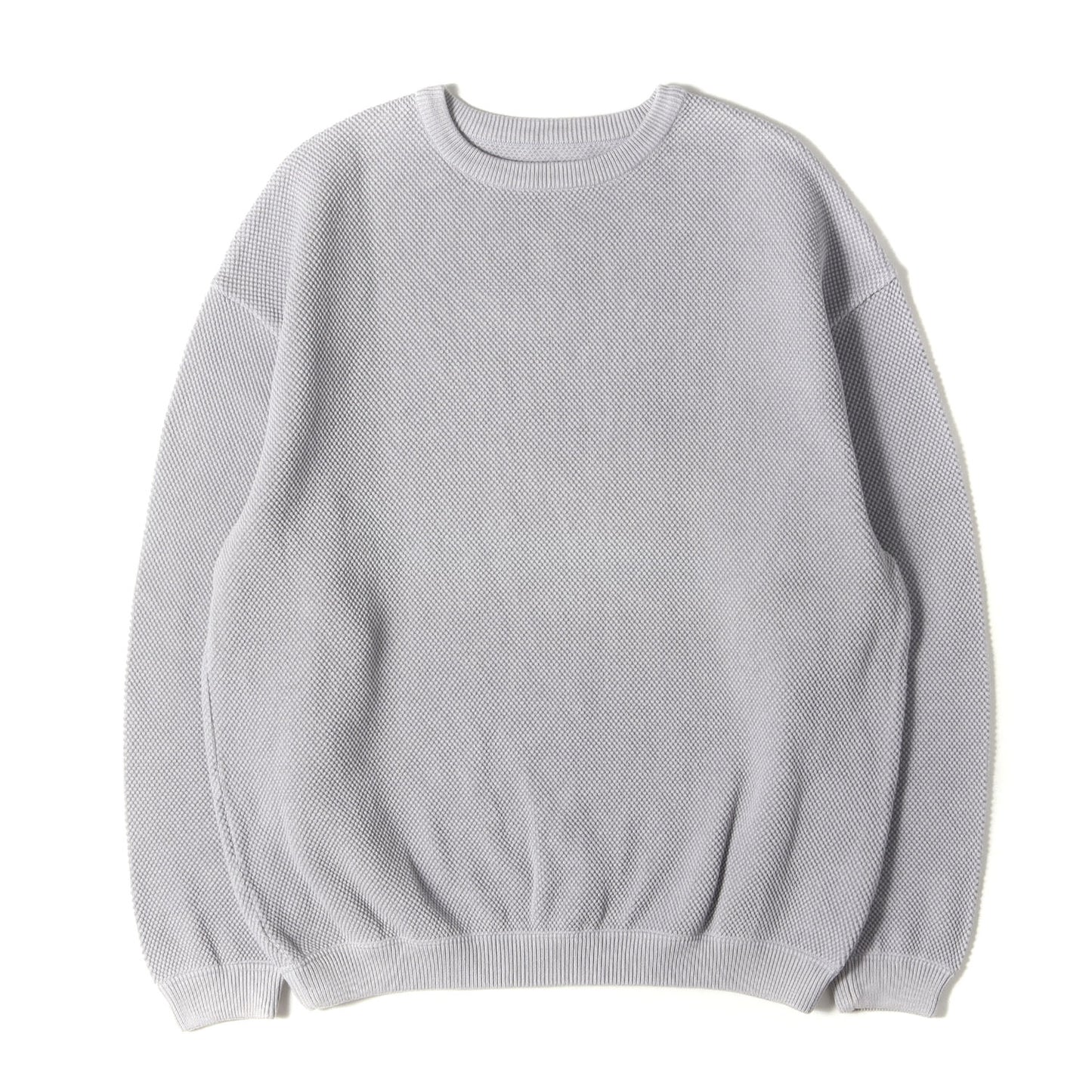 モスステッチ スウェット (moss stitch L/S sweat 1901-001)