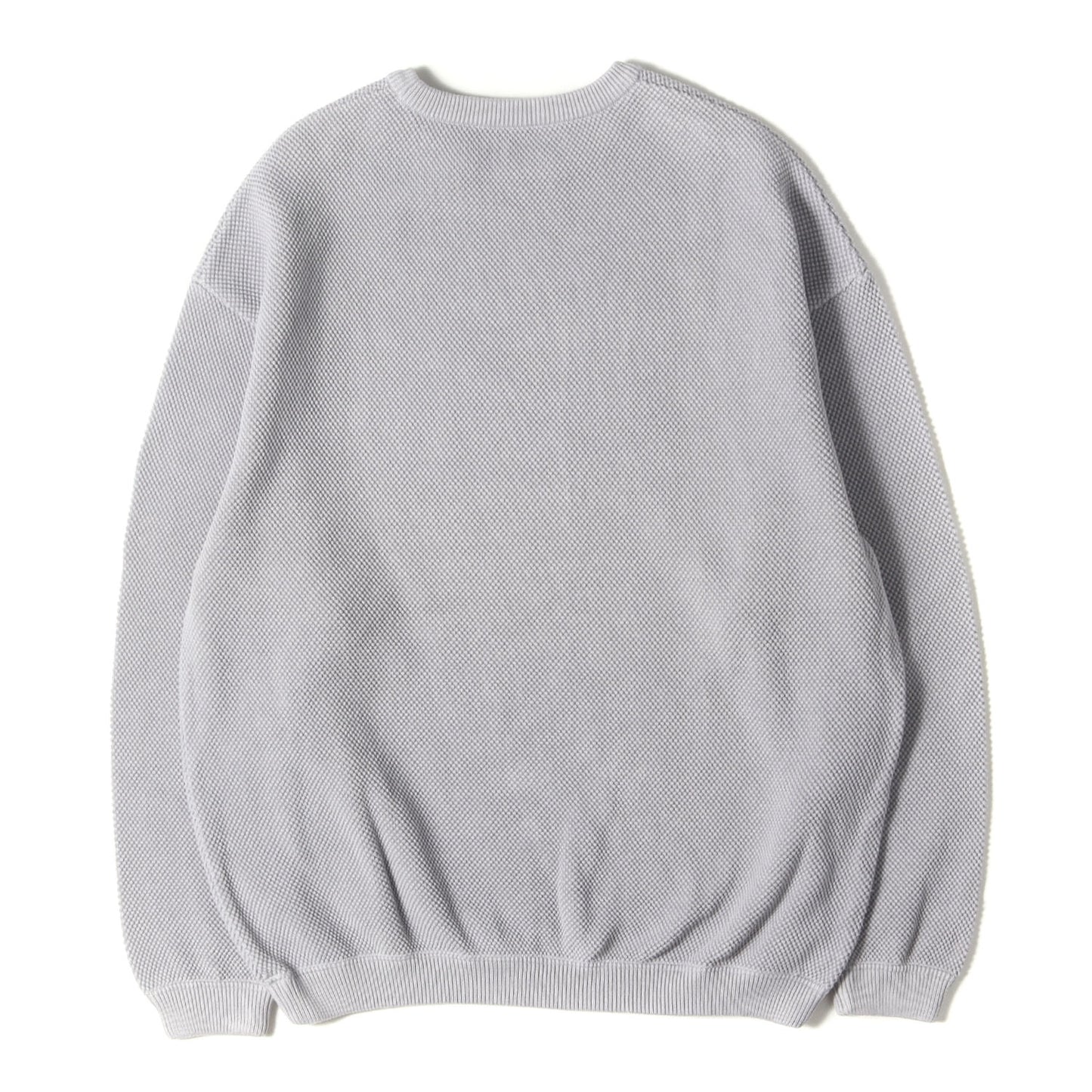 モスステッチ スウェット (moss stitch L/S sweat 1901-001)