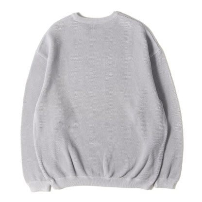 モスステッチ スウェット (moss stitch L/S sweat 1901-001)
